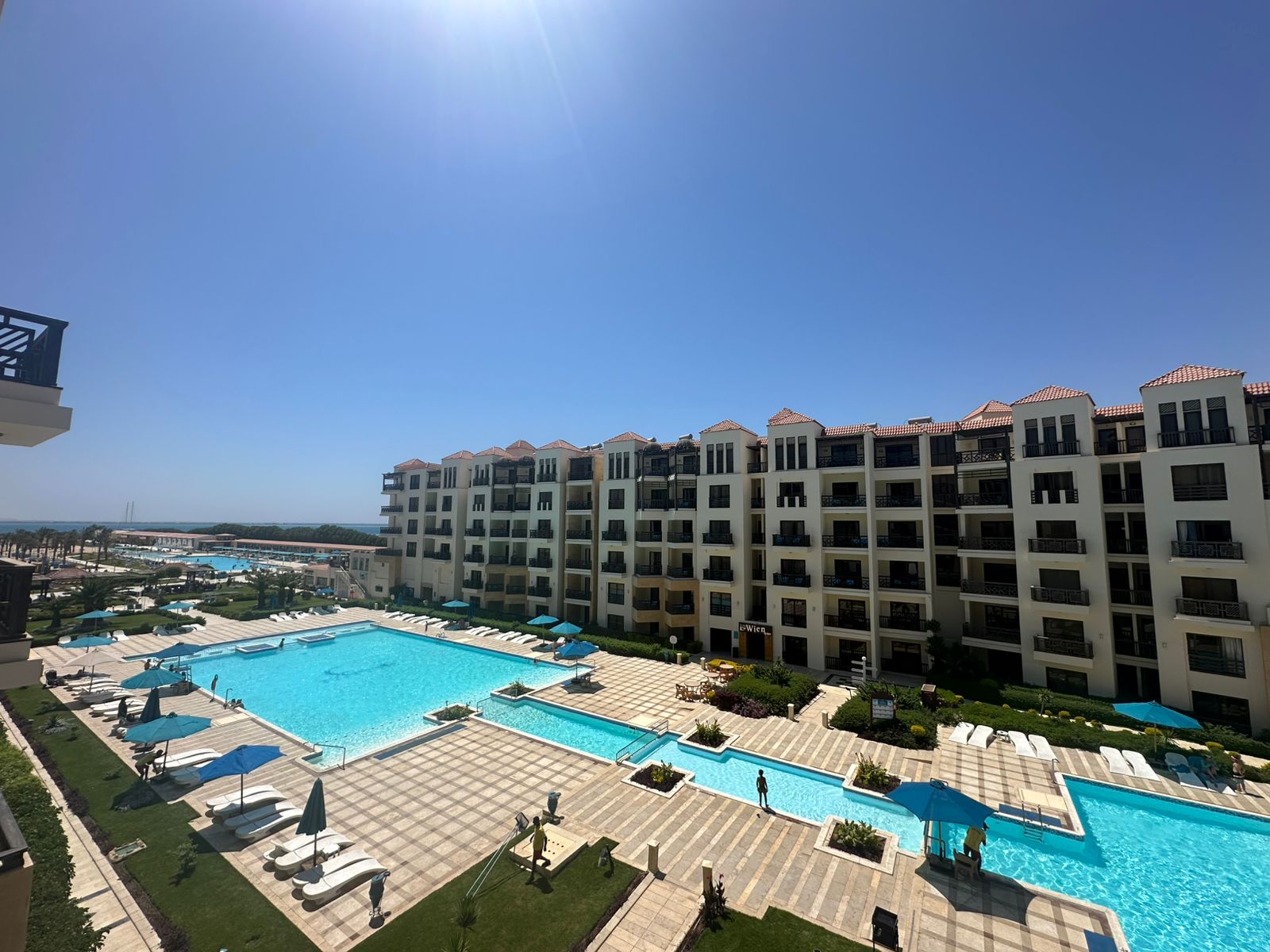 Sea view 1-bedroom apartment in Gravity Hotel & Resort Hurghada